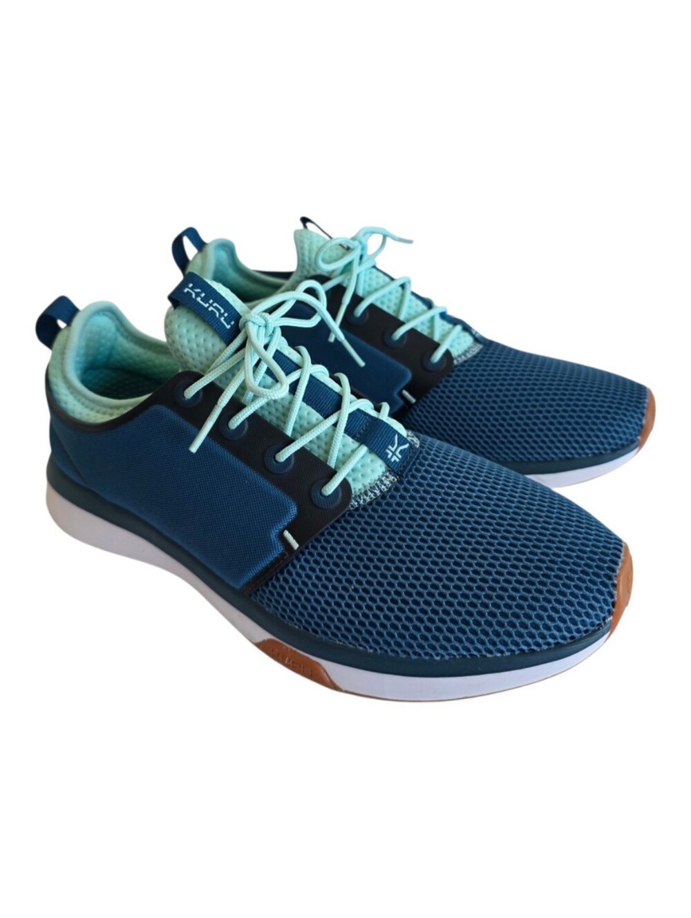 KURU ATOM Women's Tidal Wave/White/Oasis Blue Mesh Shoe Size 10